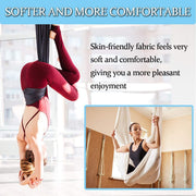 Solid Color Yoga Flying Hammock - Blue Force Sports