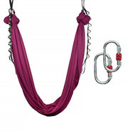 Solid Color Yoga Flying Hammock - Blue Force Sports