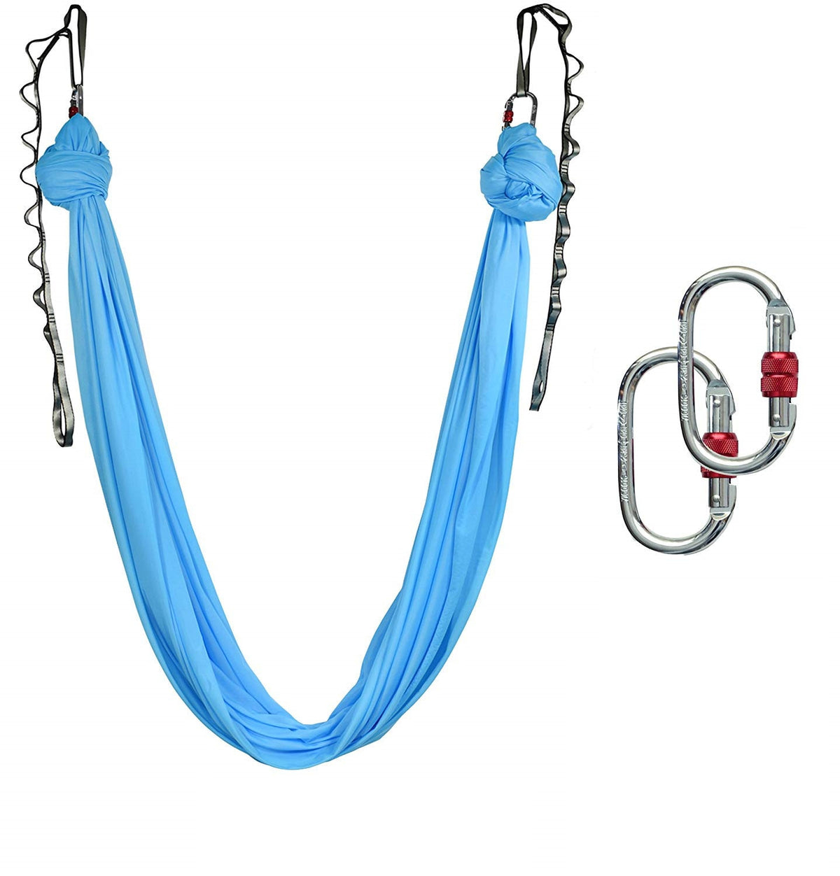 Solid Color Yoga Flying Hammock - Blue Force Sports