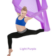 Solid Color Yoga Flying Hammock - Blue Force Sports