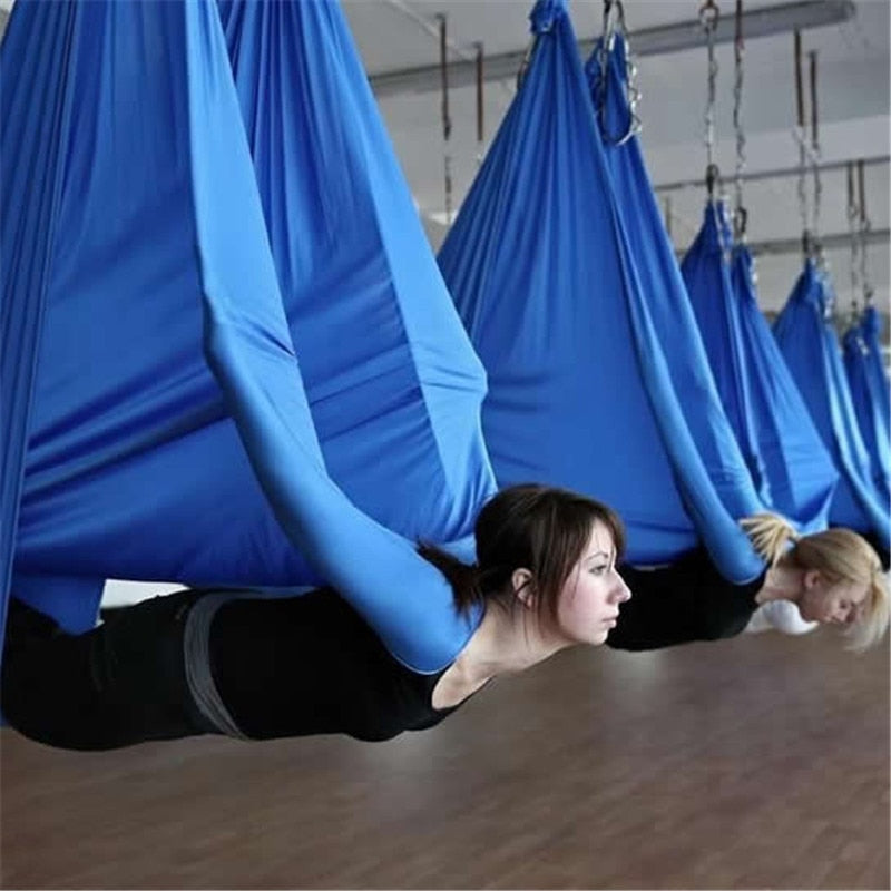 Wuhemai Aerial Multifunction Hammock Swing - Blue Force Sports