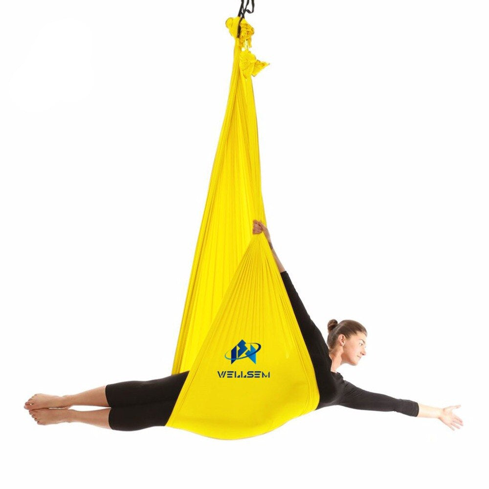 Multifunction Flying Yoga Hammock - Blue Force Sports