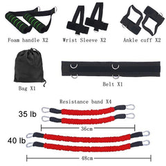 Boxing Trainer with Resistance Bands - Blue Force Sports