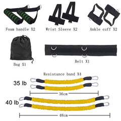 Boxing Trainer with Resistance Bands - Blue Force Sports