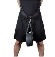 Weight Lifting Belt with Chain - Blue Force Sports