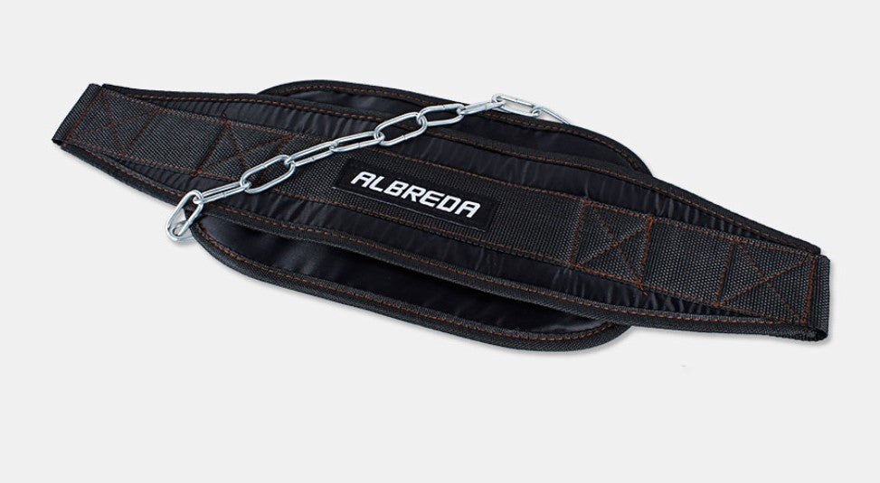 Weight Lifting Belt with Chain - Blue Force Sports