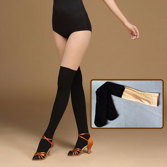 Women's Latin Dance Stretch Tights - Blue Force Sports
