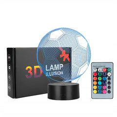 3D Football Ball Shaped Night Lamp