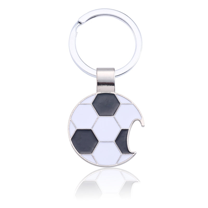 Football Key Chain with Bottle Opener