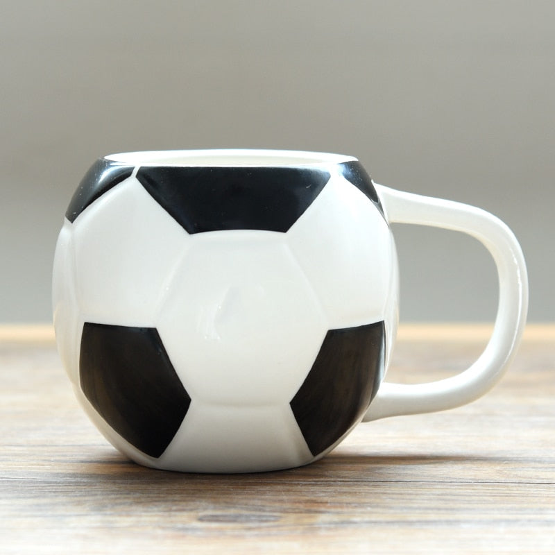 Soccer Designed Ceramic Coffee Mug - Blue Force Sports