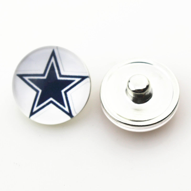 Cowboys DIY Snap Buttons 10 pcs/Set