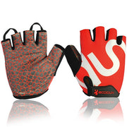 Cracks Print Sports Gloves - Blue Force Sports