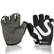 Cracks Print Sports Gloves - Blue Force Sports