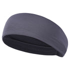 Solid Color Wide Sports Headband - Blue Force Sports