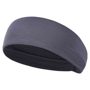 Solid Color Wide Sports Headband - Blue Force Sports