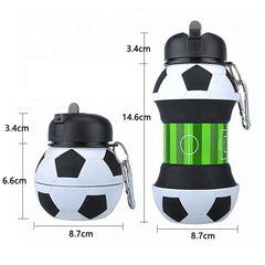Ball Design Water Bottle - Blue Force Sports