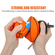 Ball Design Water Bottle - Blue Force Sports