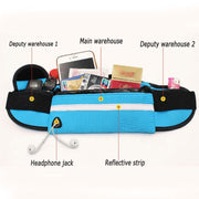 Portable Running Waterproof Waist Bag for Women - Blue Force Sports