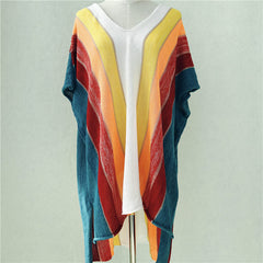 Women's Striped Cover Up
