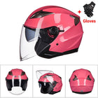 Half Face Motorcycle Helmet - Blue Force Sports