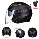 Half Face Motorcycle Helmet - Blue Force Sports
