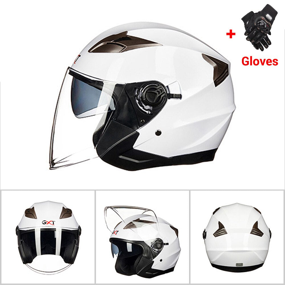 Half Face Motorcycle Helmet - Blue Force Sports