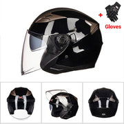 Half Face Motorcycle Helmet - Blue Force Sports