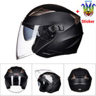Half Face Motorcycle Helmet - Blue Force Sports