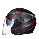 Double Lens Moto Helmet - Blue Force Sports