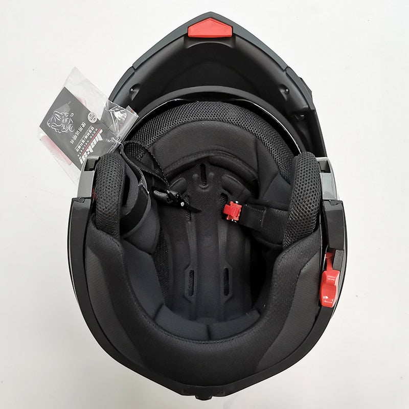 Motorcycle Flip Up Safety Helmet - Blue Force Sports