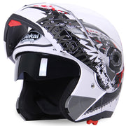 Motorcycle Flip Up Safety Helmet - Blue Force Sports