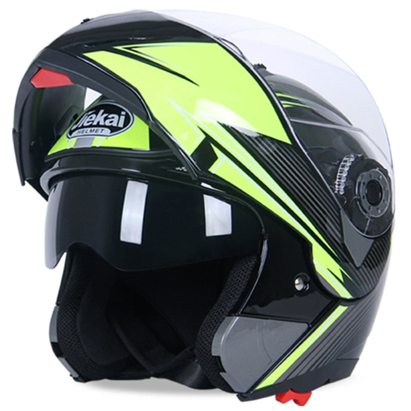 Motorcycle Flip Up Safety Helmet - Blue Force Sports