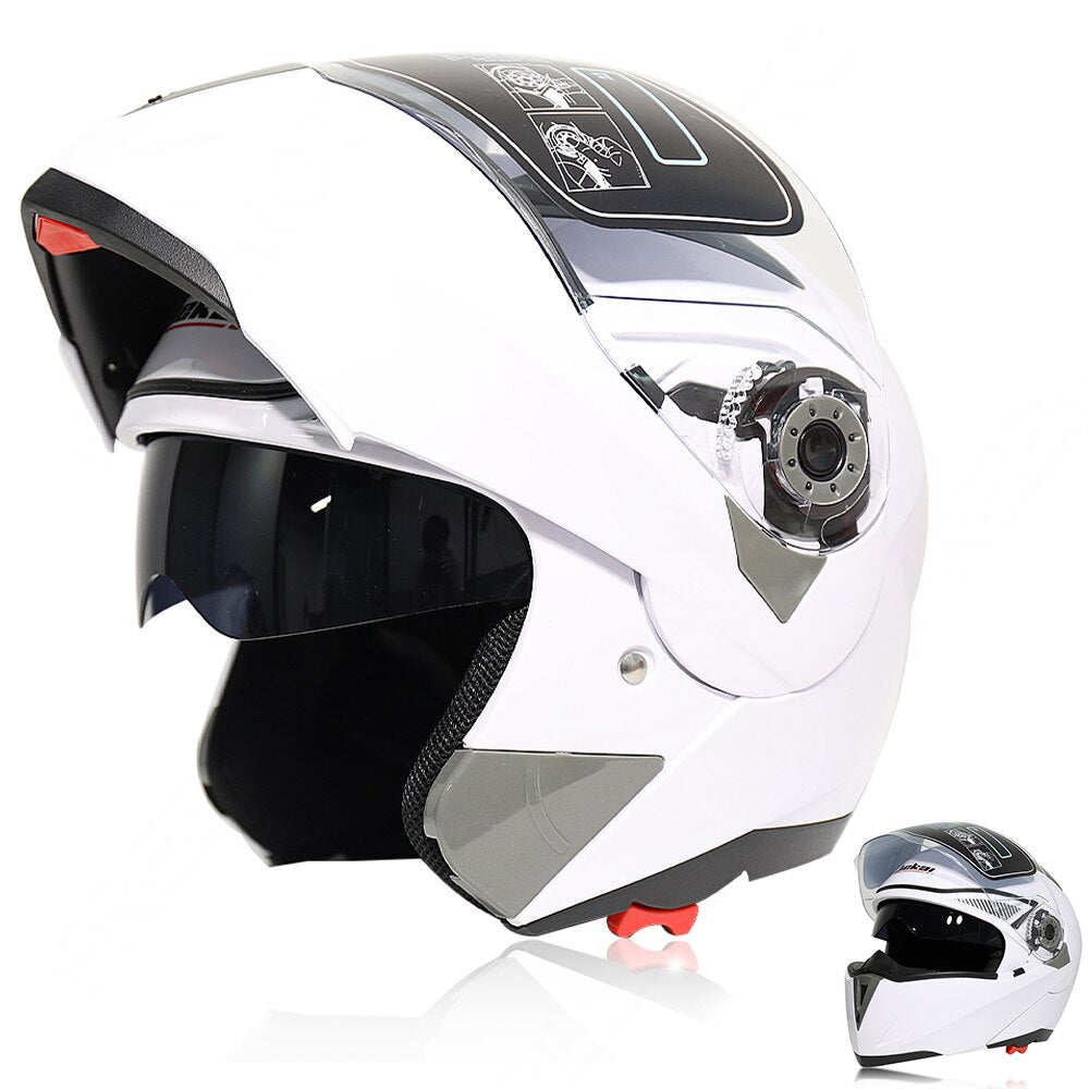 Motorcycle Flip Up Safety Helmet - Blue Force Sports