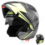 Motorcycle Flip Up Safety Helmet - Blue Force Sports
