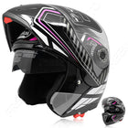 Motorcycle Flip Up Safety Helmet - Blue Force Sports