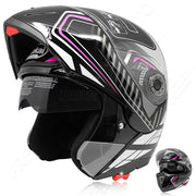 Motorcycle Flip Up Safety Helmet - Blue Force Sports