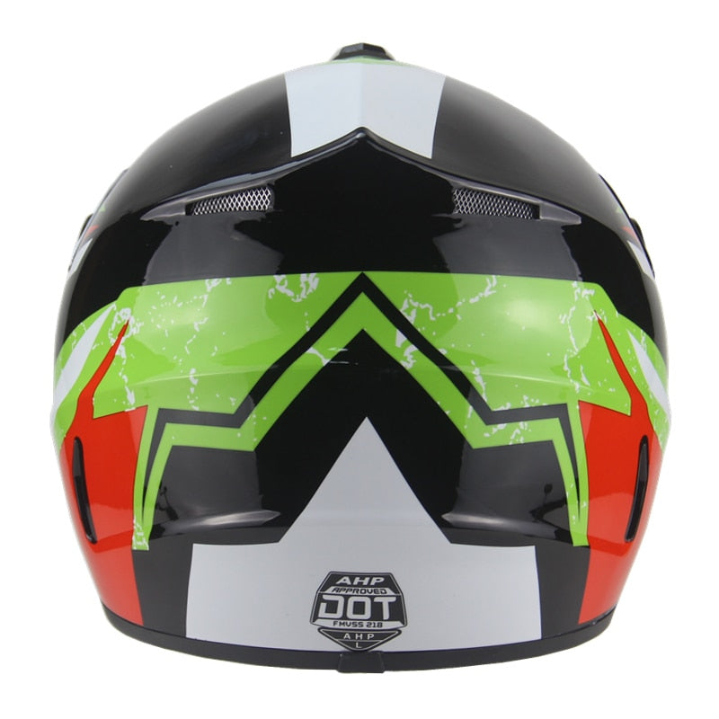 Off-Road Full Face Moto Helmet - Blue Force Sports