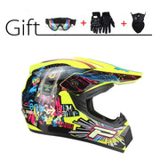 Off-Road Full Face Moto Helmet - Blue Force Sports