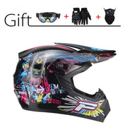 Off-Road Full Face Moto Helmet - Blue Force Sports