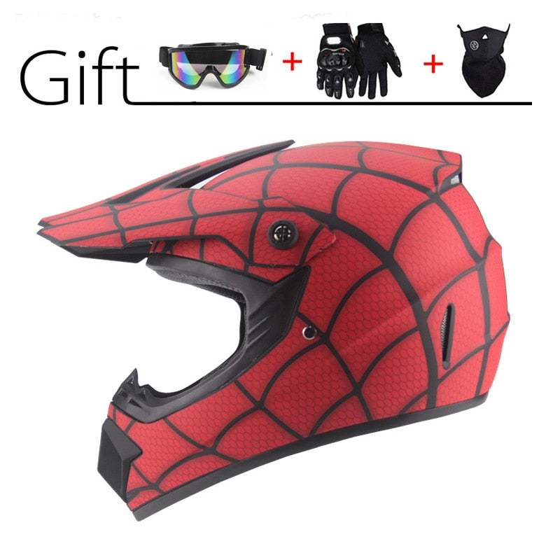 Off-Road Full Face Moto Helmet - Blue Force Sports