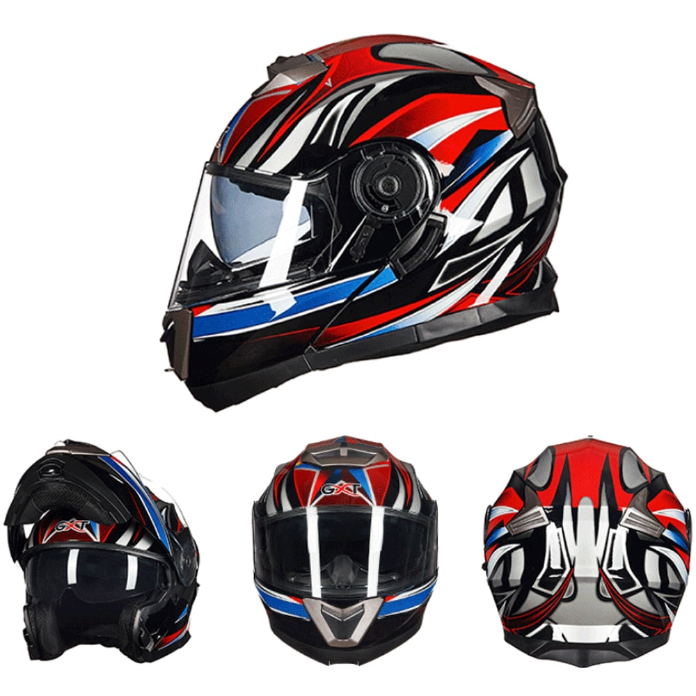 Motorcycle Racing Helmet - Blue Force Sports