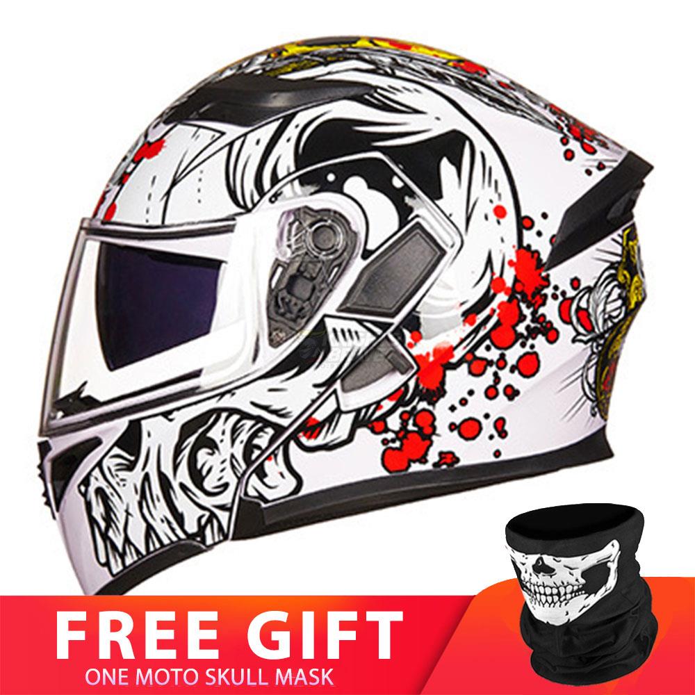 Motorcycle Racing Helmet - Blue Force Sports