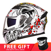 Motorcycle Racing Helmet - Blue Force Sports