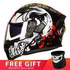 Motorcycle Racing Helmet - Blue Force Sports