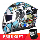 Motorcycle Racing Helmet - Blue Force Sports