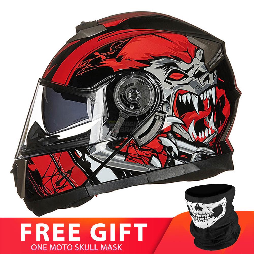 Motorcycle Racing Helmet - Blue Force Sports