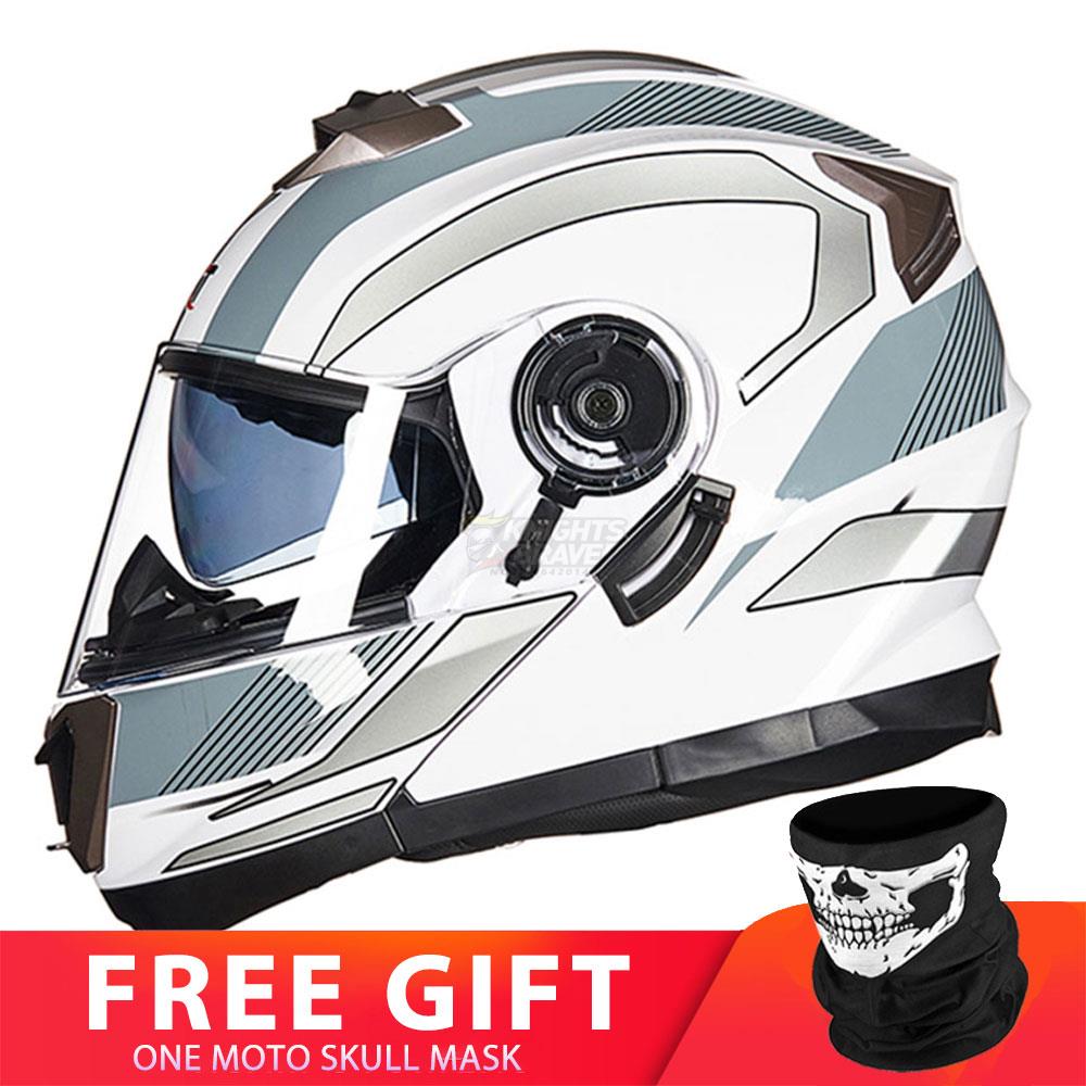 Motorcycle Racing Helmet - Blue Force Sports