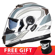 Motorcycle Racing Helmet - Blue Force Sports