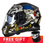 Motorcycle Racing Helmet - Blue Force Sports