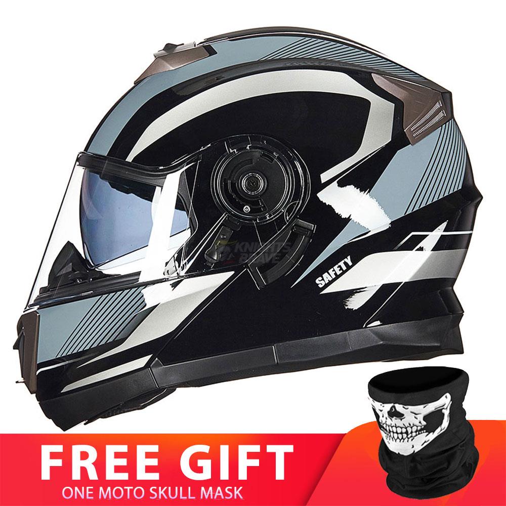 Motorcycle Racing Helmet - Blue Force Sports
